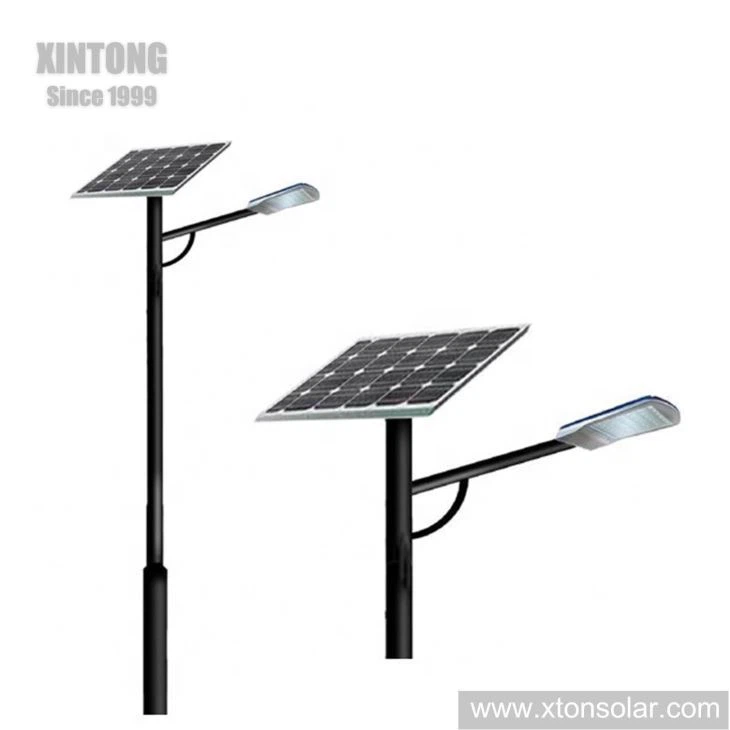 70/80/90watt IP66 Outdoor LED Solar Street Light With Pole Price List 10m 12V