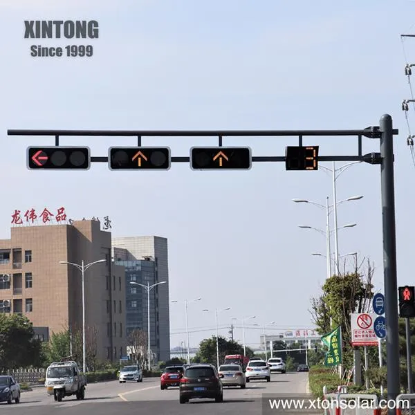 Nagykereskedelmi közlekedési lámpaoszlop a LED-es közlekedési lámpákhoz